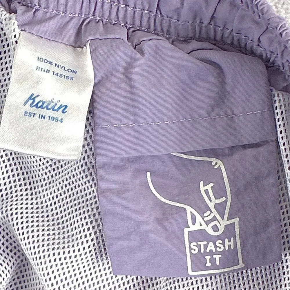 Katin Swim Trunks Mens L Purple Nylon Preppy Beach Summer Surf Classic Huckberry